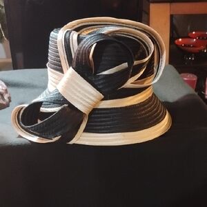 Signature Black And Gold Hat with Textured Design